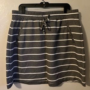 Torrid | Striped French Terry Mini Skirt | torrid Plus Size 1